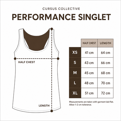 Cursus Collective Run Club Performance Singlet (Pre Order)