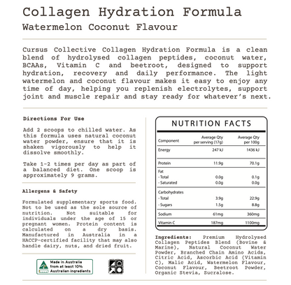Cursus Collective Collagen Hydration Formula